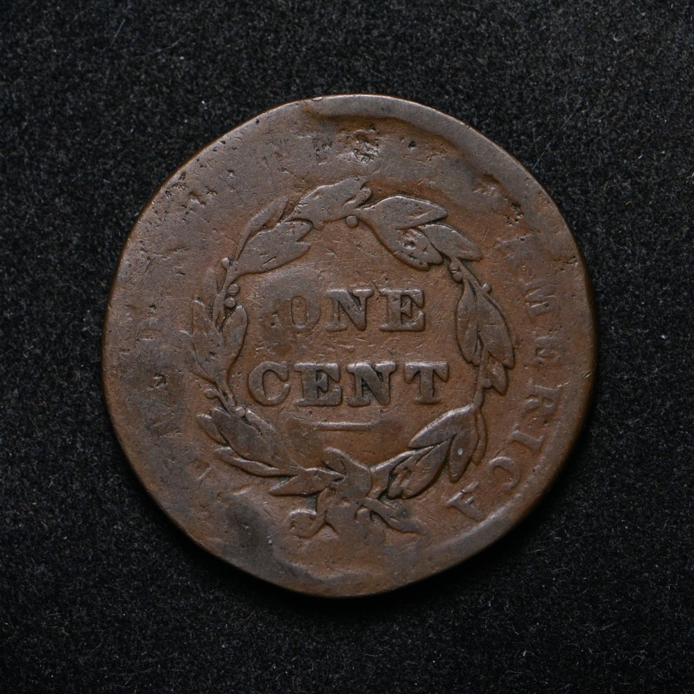 1837 Large Cent Damaged (bb18945)