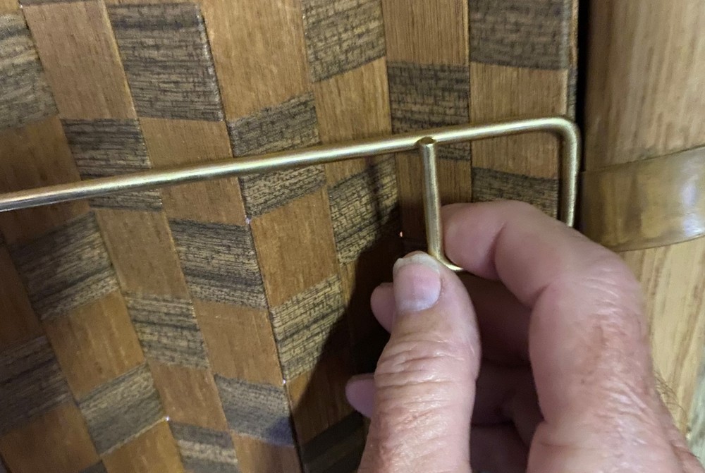 Portable Solid Brass RV Folding Door Lock by thumbsquare
