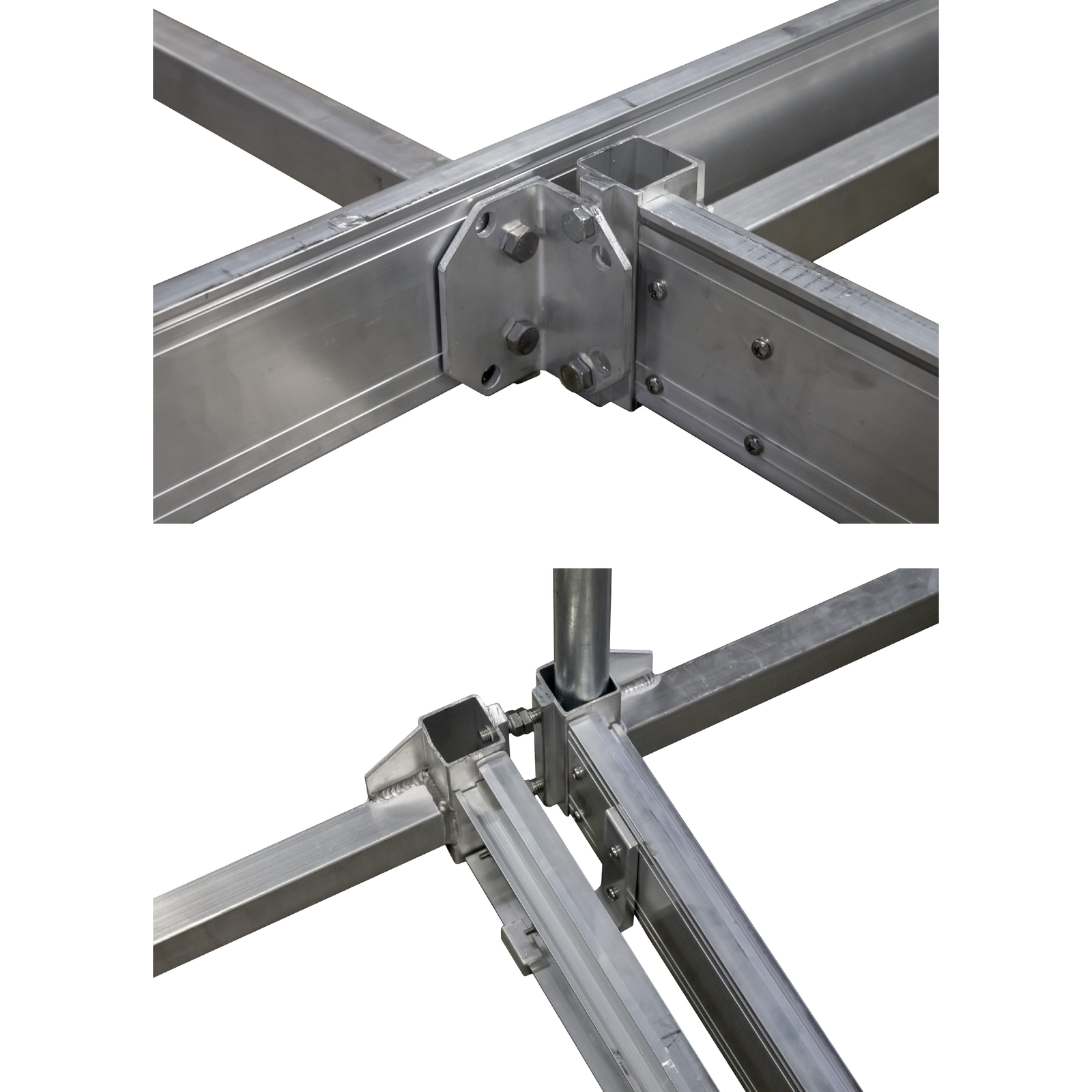 MotoAlliance DIY Aluminum Boat Dock 8 ft x 4 ft Durable Dock Kit Lakes Shoreline