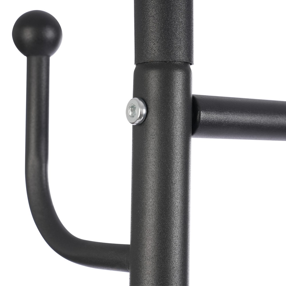 Clothes Rack, Movable Coat Rack, Coat Rack with Storage Basket