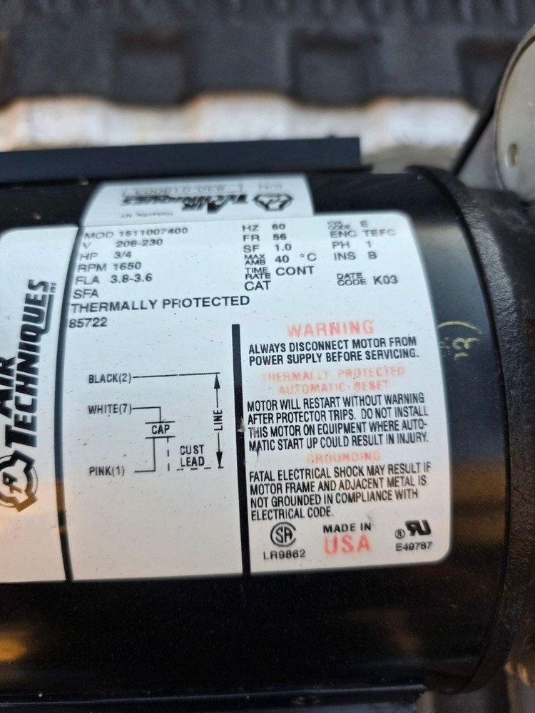Air Techniques AirStar Compressor Head – Fits Multiple Models