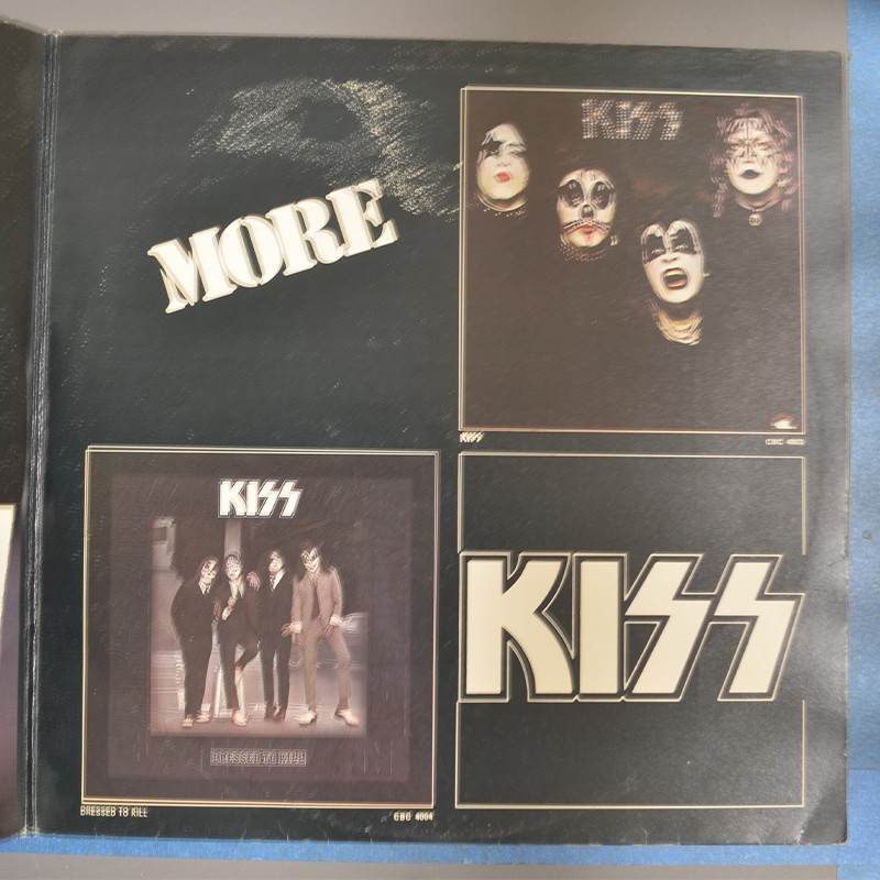 LP KISS Alive Blue label England UK Britan Ships Free In USA
