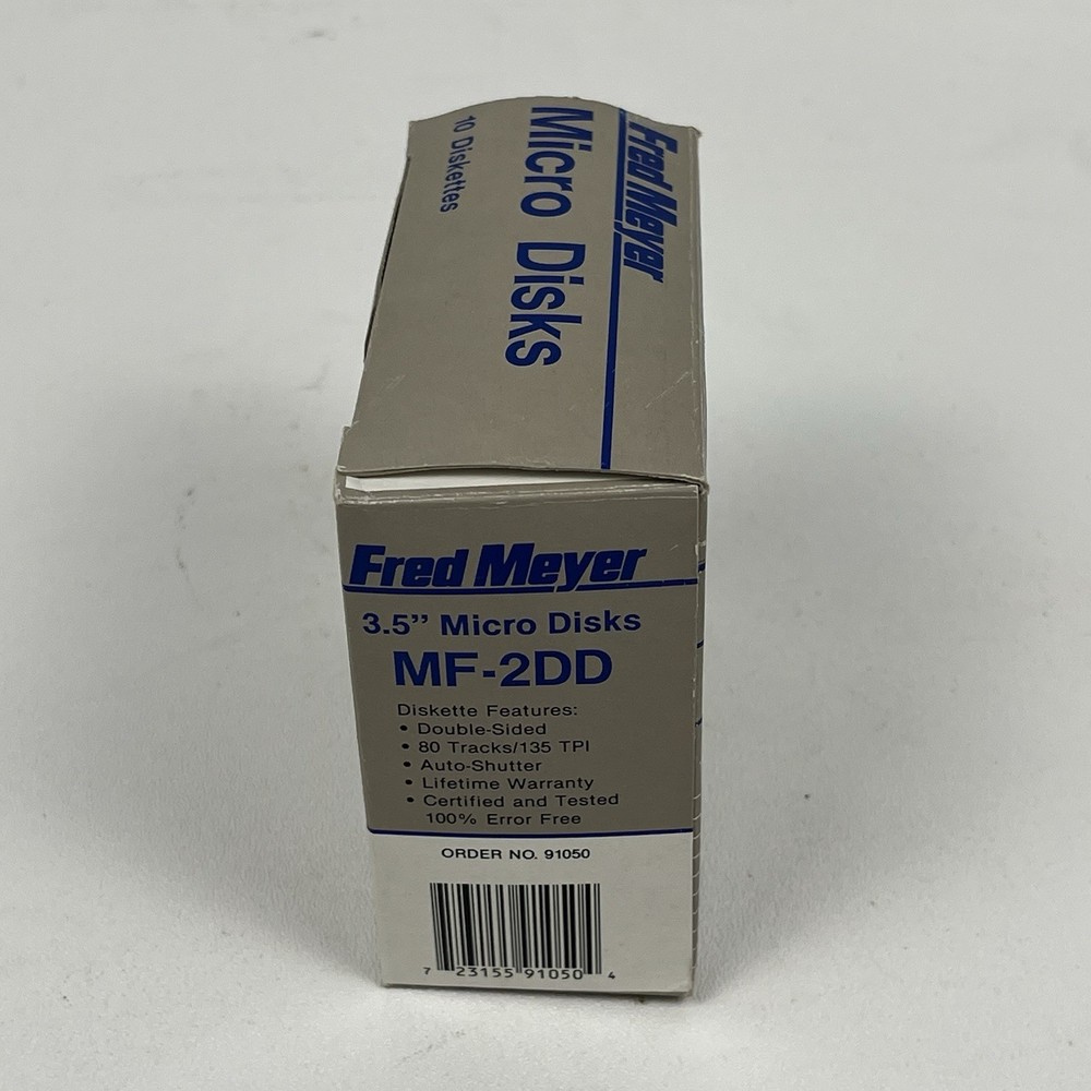 Fred Meyer MF2DD 3.5MM Diskette Double density 8 Disks