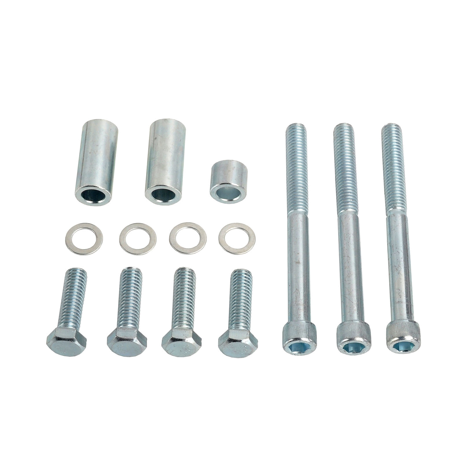 Chrome Saginaw Power Steering Pump w/ Bracket & Pulley Kit For SBC Chevy 350 305