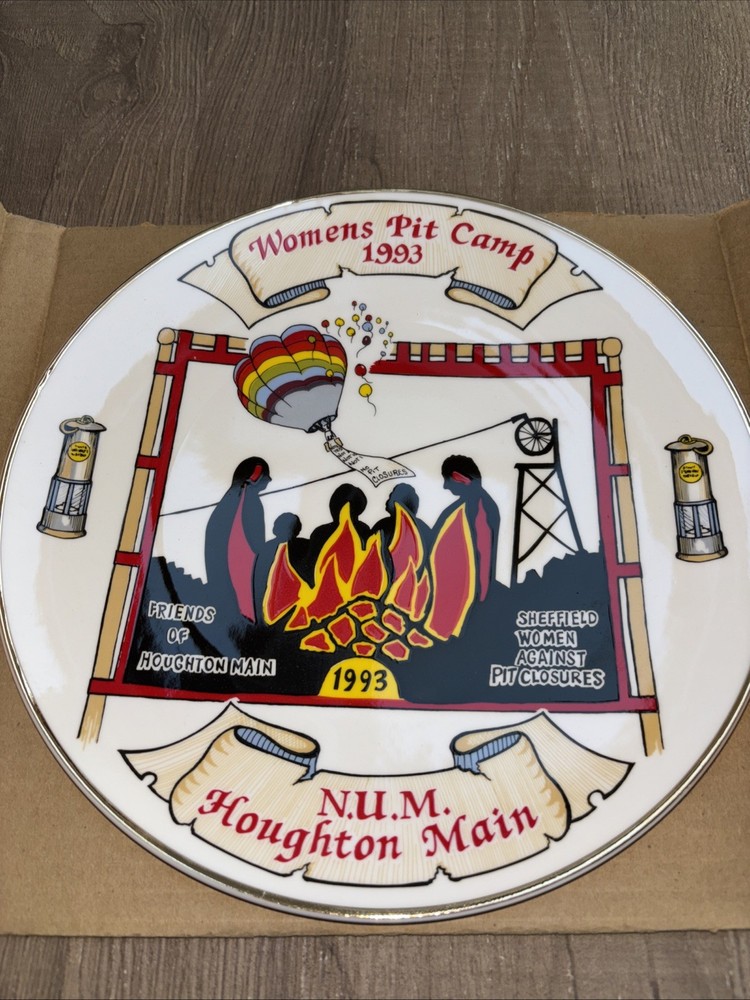 Mining Plate ( Women’s Pit Camp 1993,Houghton Main)