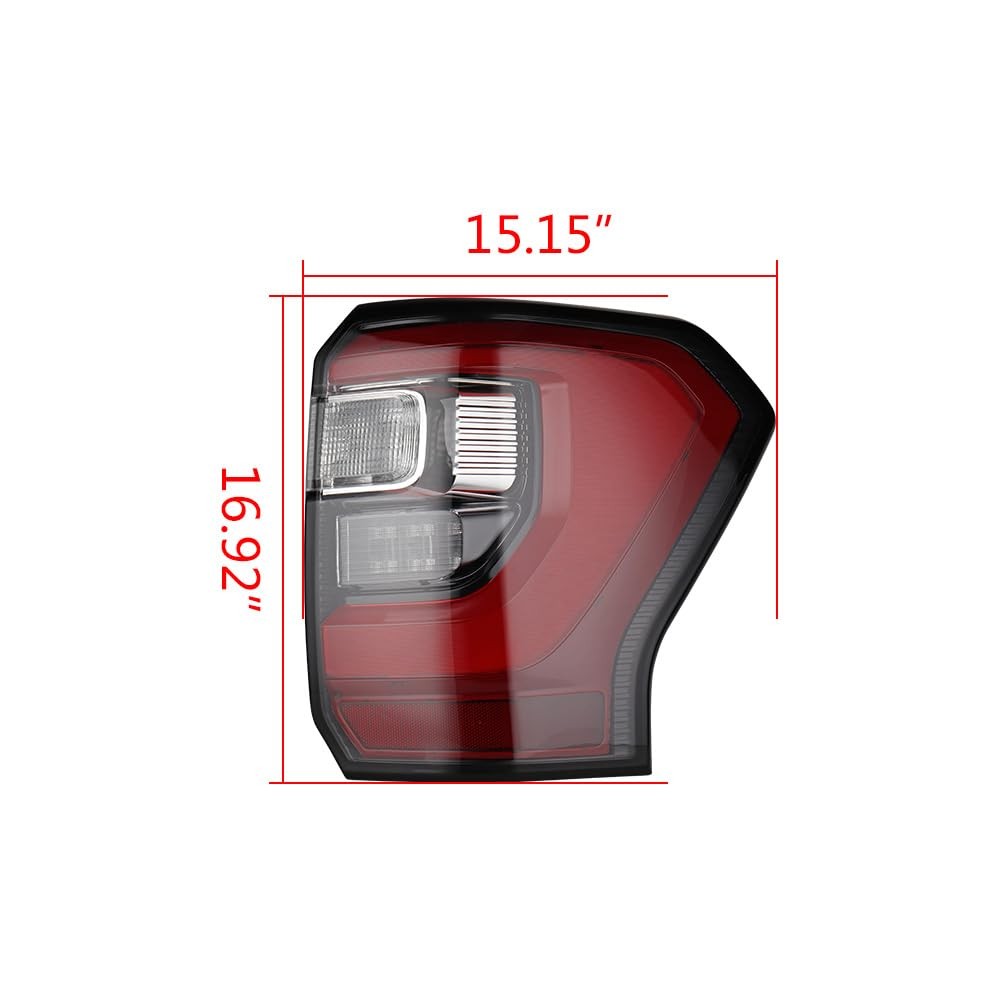 LED 后尾灯适用于 2018 - 2021 Expedition 右握制动运行信号反转