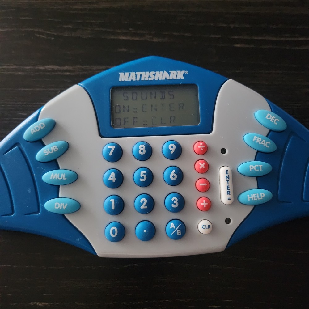 Educational Insights MathShark Digital Math Game, Device Only, Works