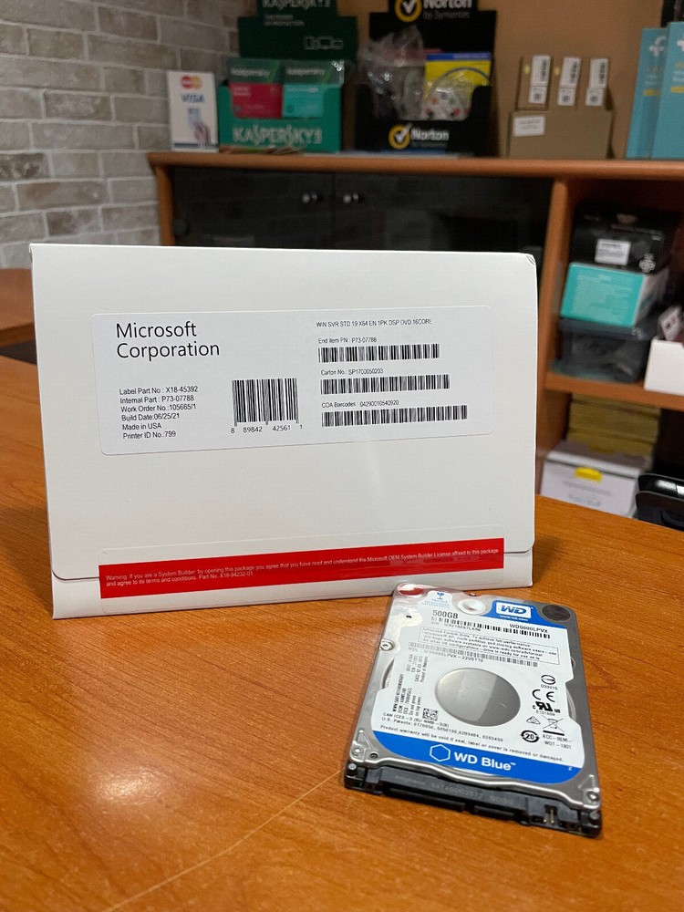 Windows SERVER Standard 2022 - 16 Core - With DVD & Stick - ORIGINAL! ENG
