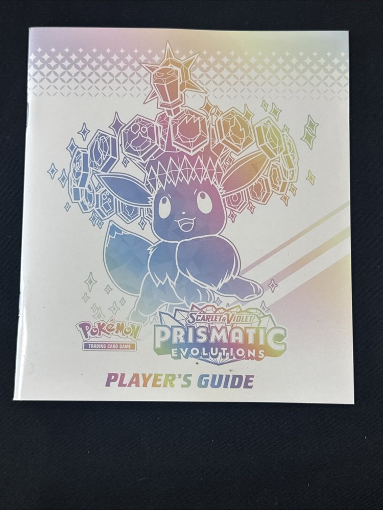2024 Pokémon Prismatic Evolutions  Elite Trainer Booklet - Player Guide