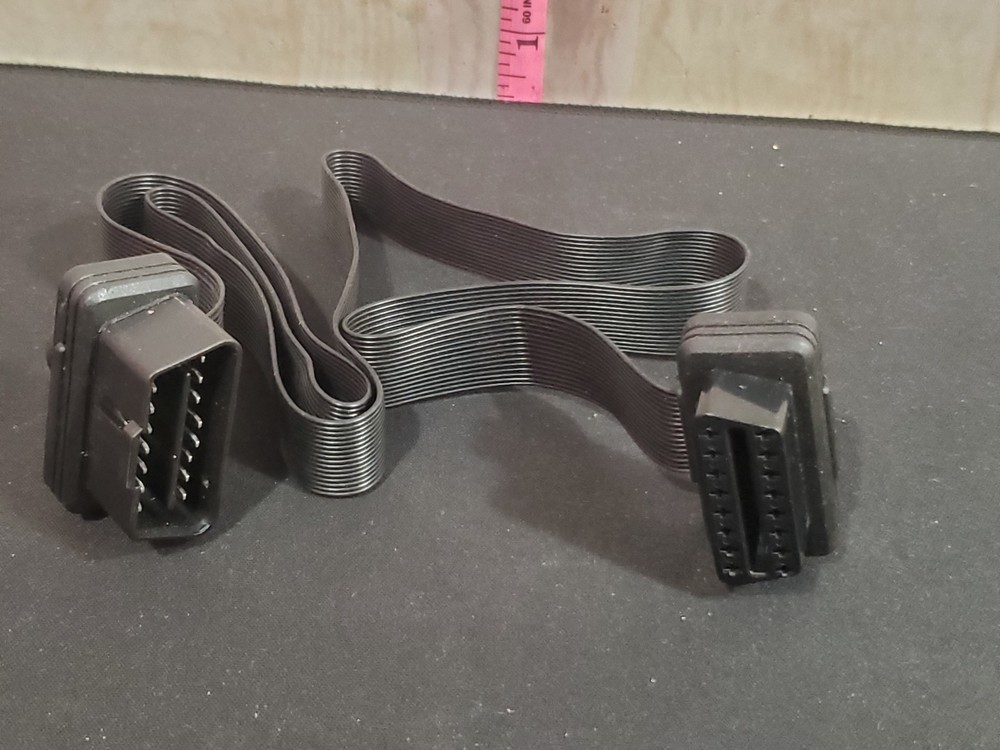 OBD ribbon extension extender flat Cable about 12". Long