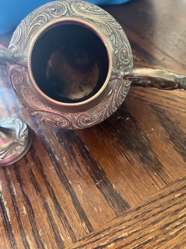 Brass Double Handle Jar and Lid