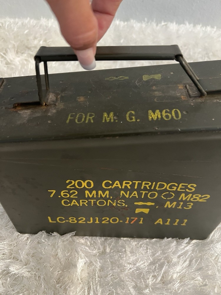Vintage Metal Armory Box