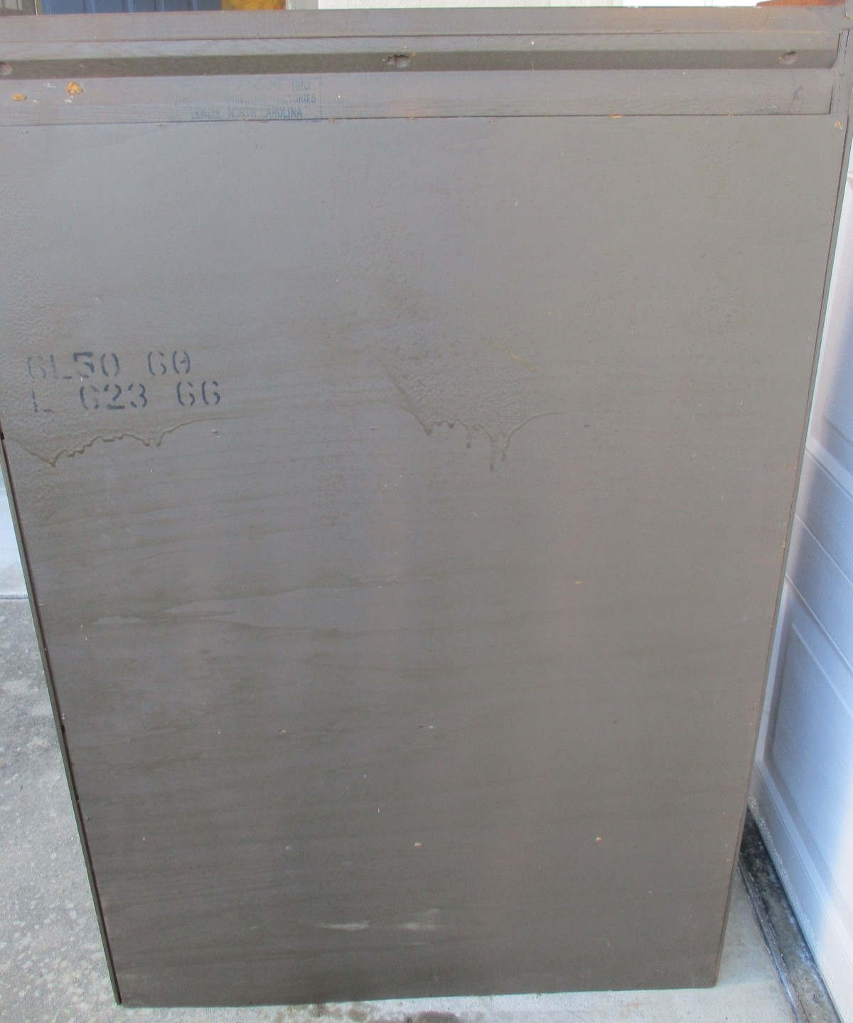 Broyhill Brasilia 1962 Mid Century 2 Drawer/1 Shelf Wood & Brass Bookcases Set/2