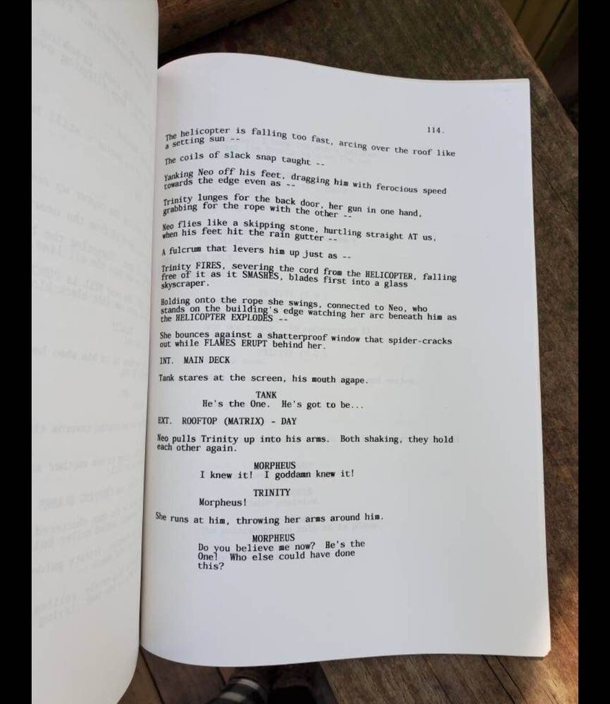 The Matrix Movie Script Larry & Andy Wachowski