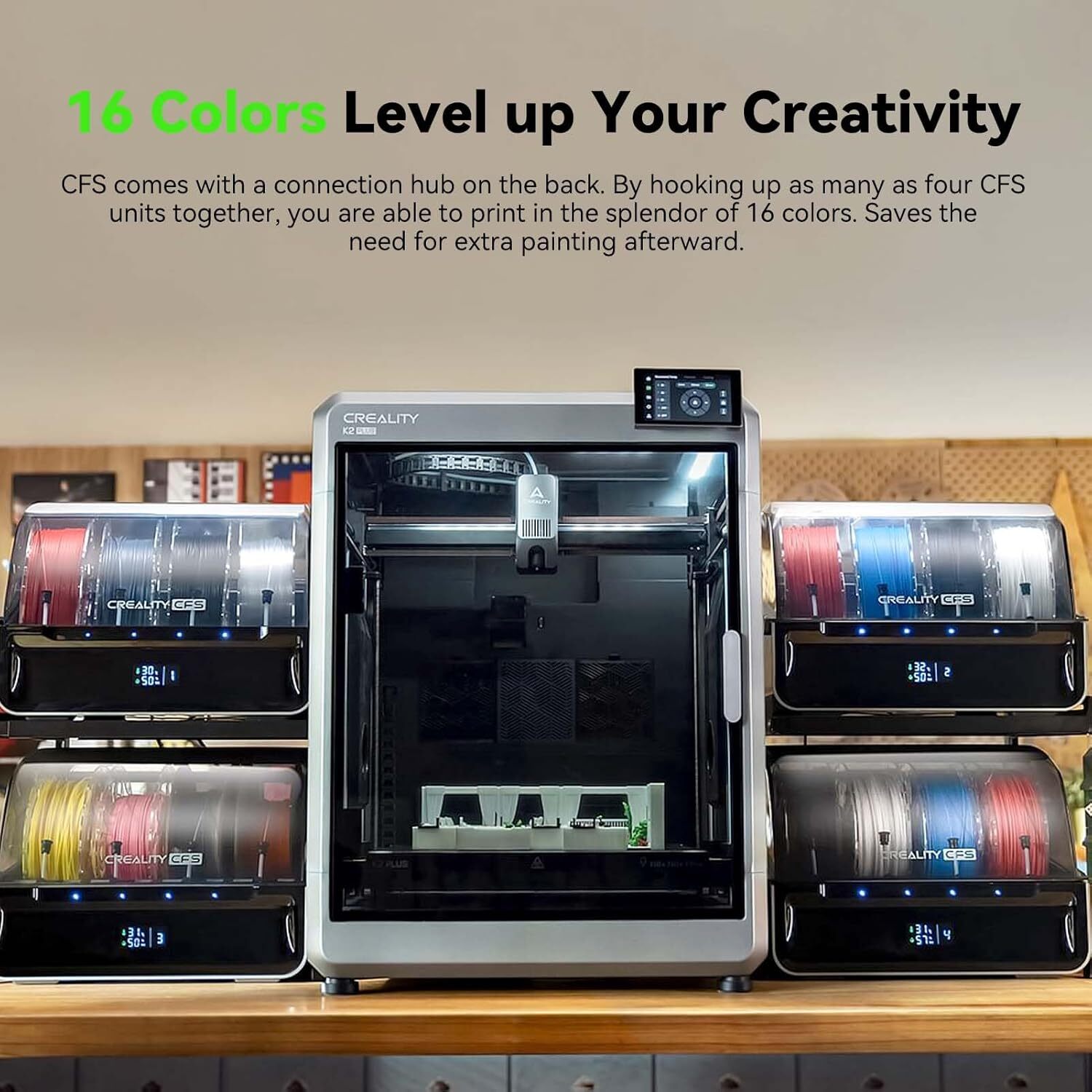 【Refurbished】Creality Filament System-CFS 16 Colors Auto Filament Identification