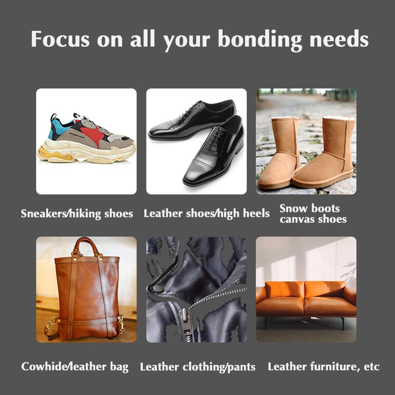 Super Strong Shoe Glue 60ml Waterproof Repair Adhesive for Sneakers Leather