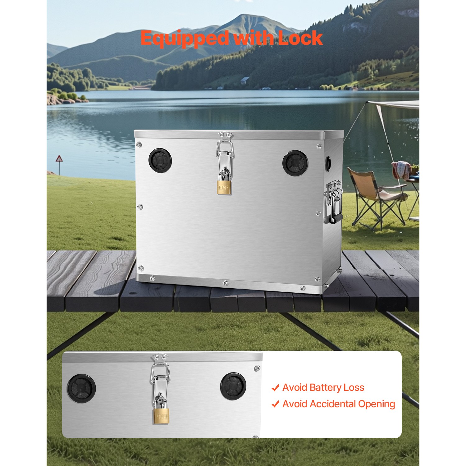 Battery Box Group 24/31 Stainless Steel Shell for Cars & Trolling Motors