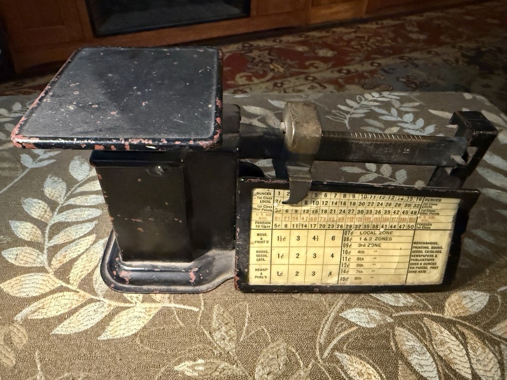 Antique Vintage Letter Scale Postal