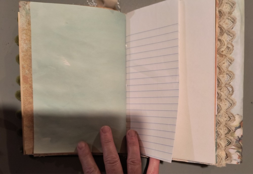 handmade junk writing journal