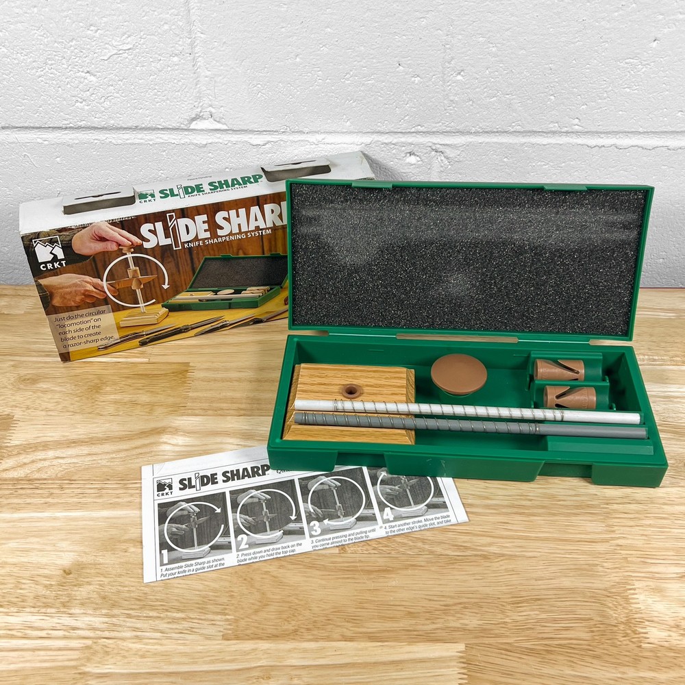 CRKT Slide Sharp Knife Sharpening System Kit in Box Columbia River Knife & Tool