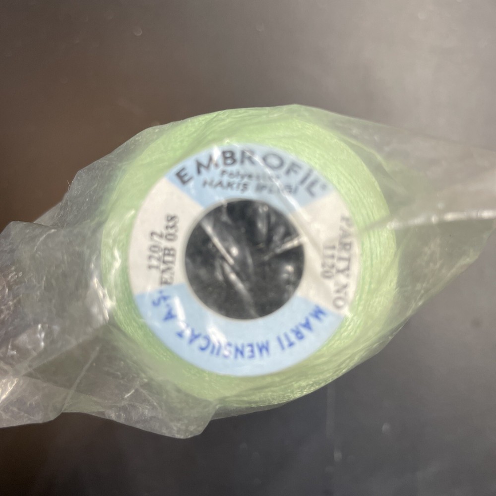 Embrofil Polyester Thread Mint Green 120/2