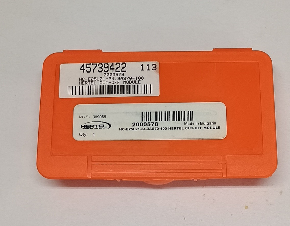 Hertel Cut Off Module HC-E25L21-24.3AS70-100