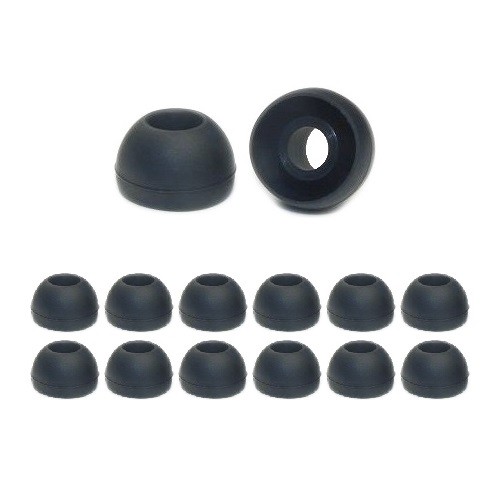 Silicone rubber earphone tips replacement earphone tips earbuds (6pr)