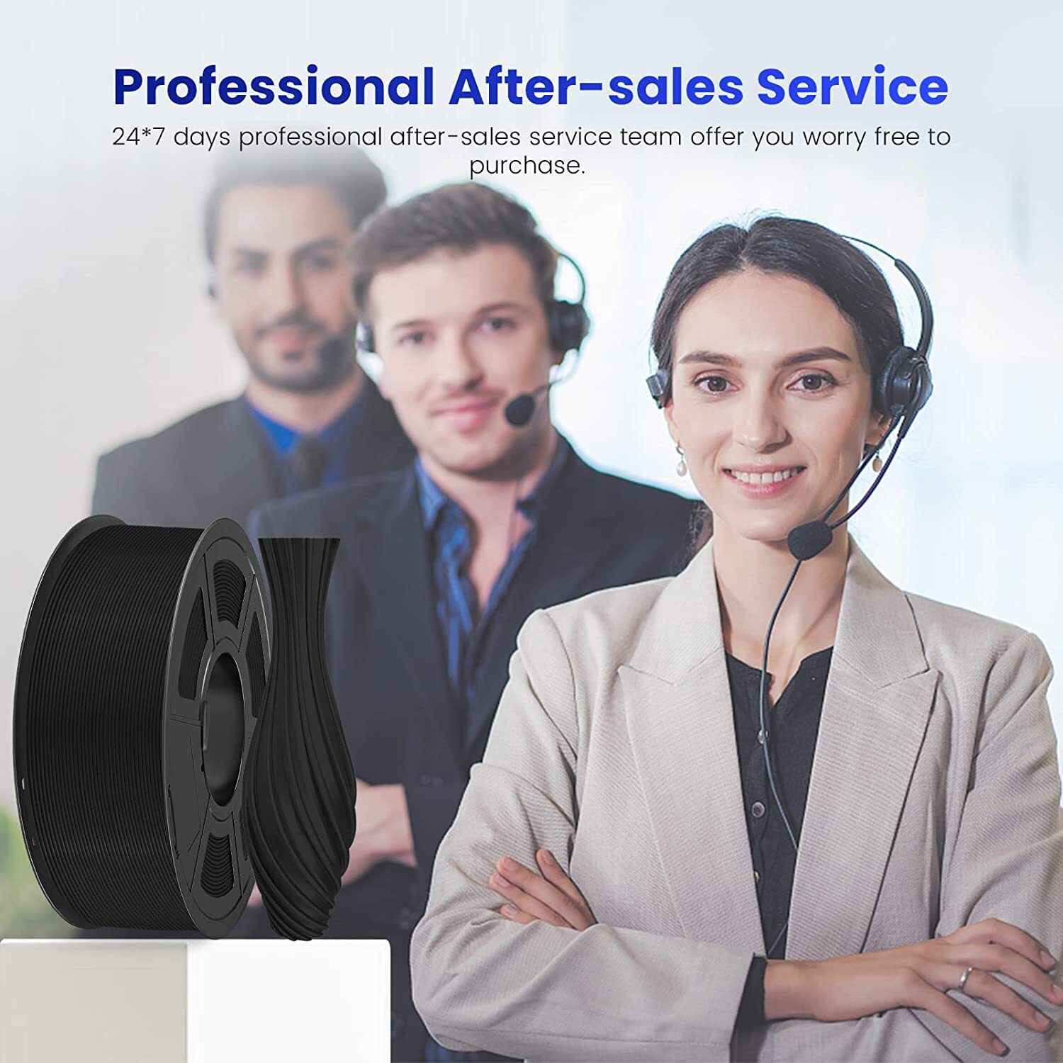 JAYO PLA Matte PETG PLA+ SILK ABS TPU 1.75mm Filament 1.1KG Spool Neatly Wound