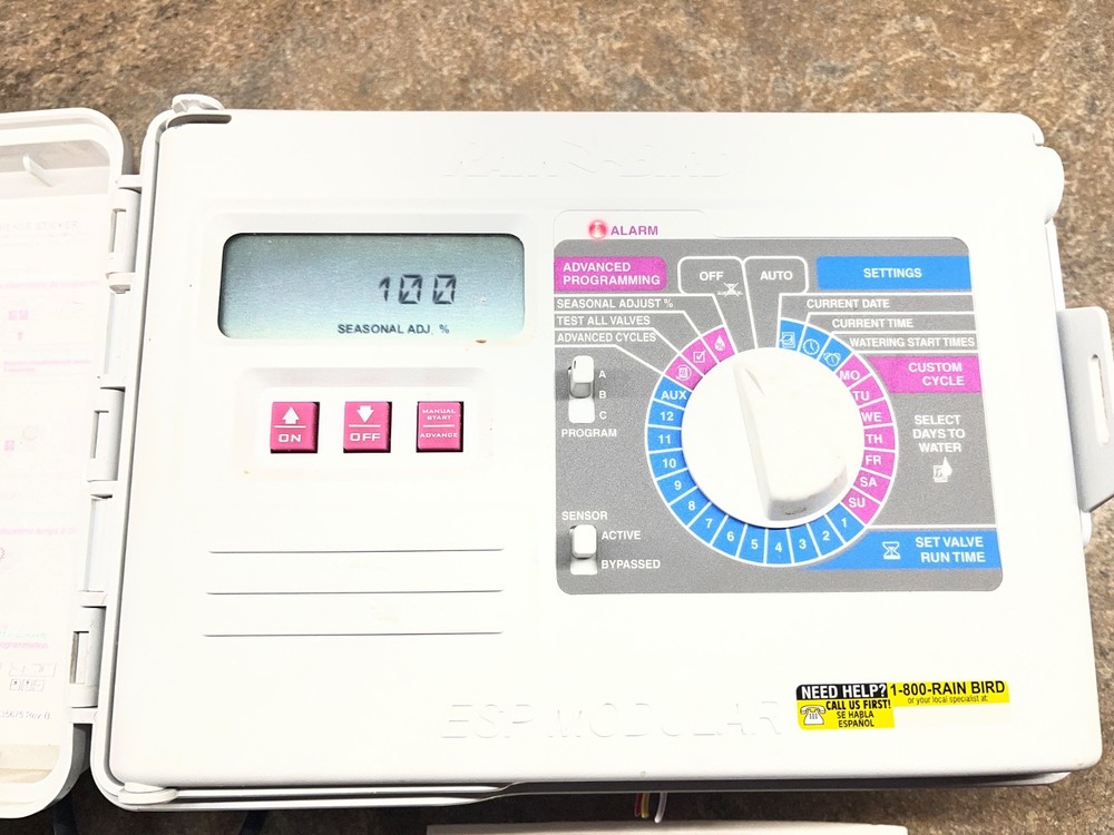 Rain Bird ESP-M ESP Modular 4 Station Sprinkler Irrigation Controller Timer