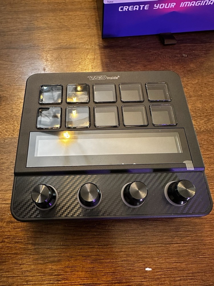 VSDINSIDE Macro Keypad Stream Dock Controller Deck Gaming Shortcut New/open box