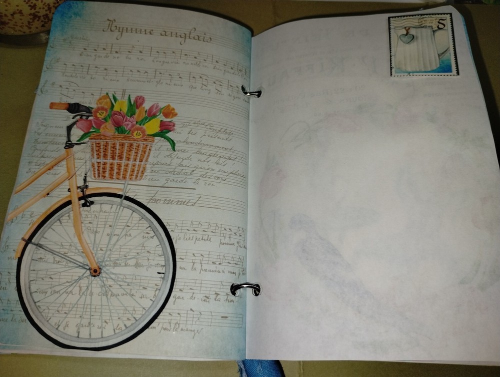 Mini Garden Spring Junk Journal Scrapbook USA