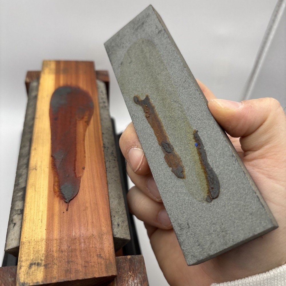 Vintage Smiths Tri Hone Knife Sharpener System READ