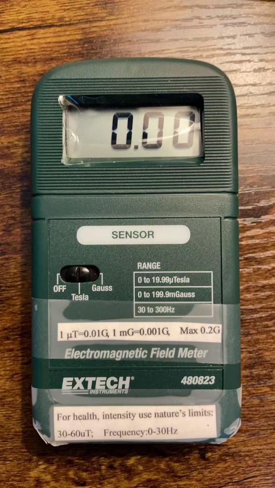 Electromagnetic Field Meter Extech 480823 Emf/Elf Meter-Excellent