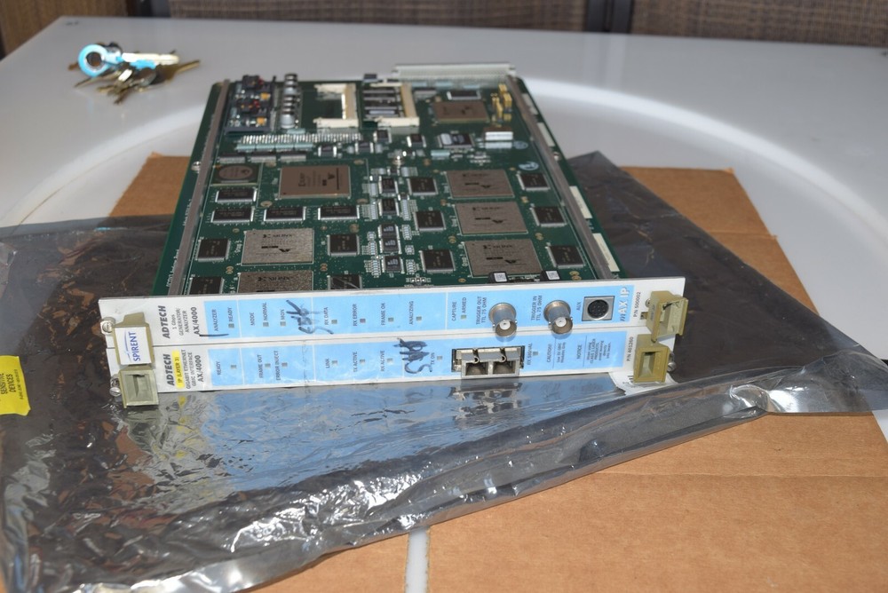 Spirent Adtech AX/4000 1Gbps Generator/Analyzer + GBIC Interface  #212095-AH1