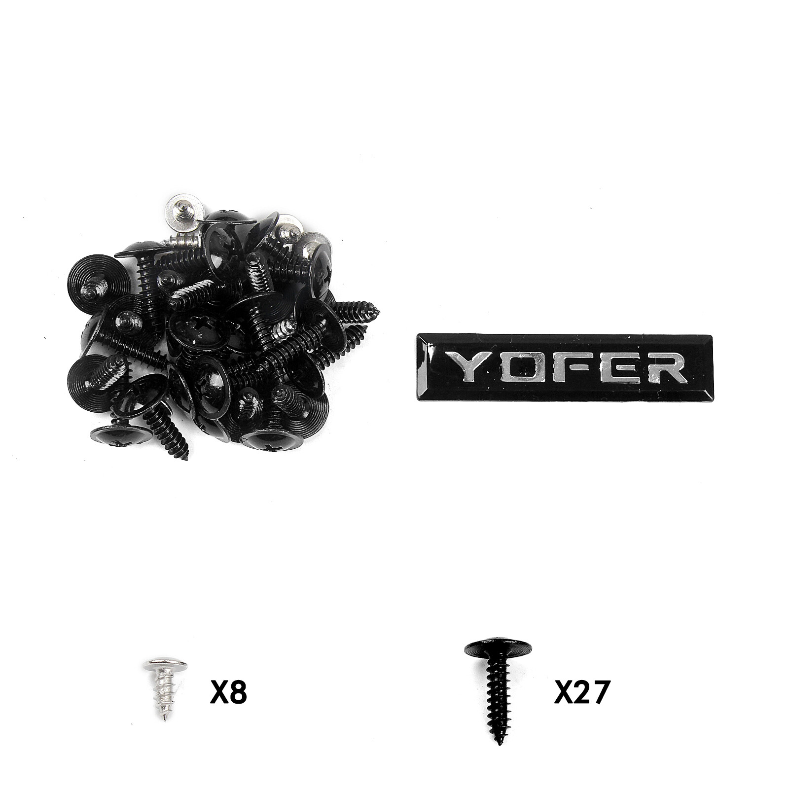 Black Front Lower Spoiler Lip Splitter Bodykit For Honda Civic 11.5th YOFER