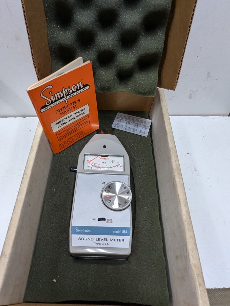 Simpson 884 Sound Level Meter