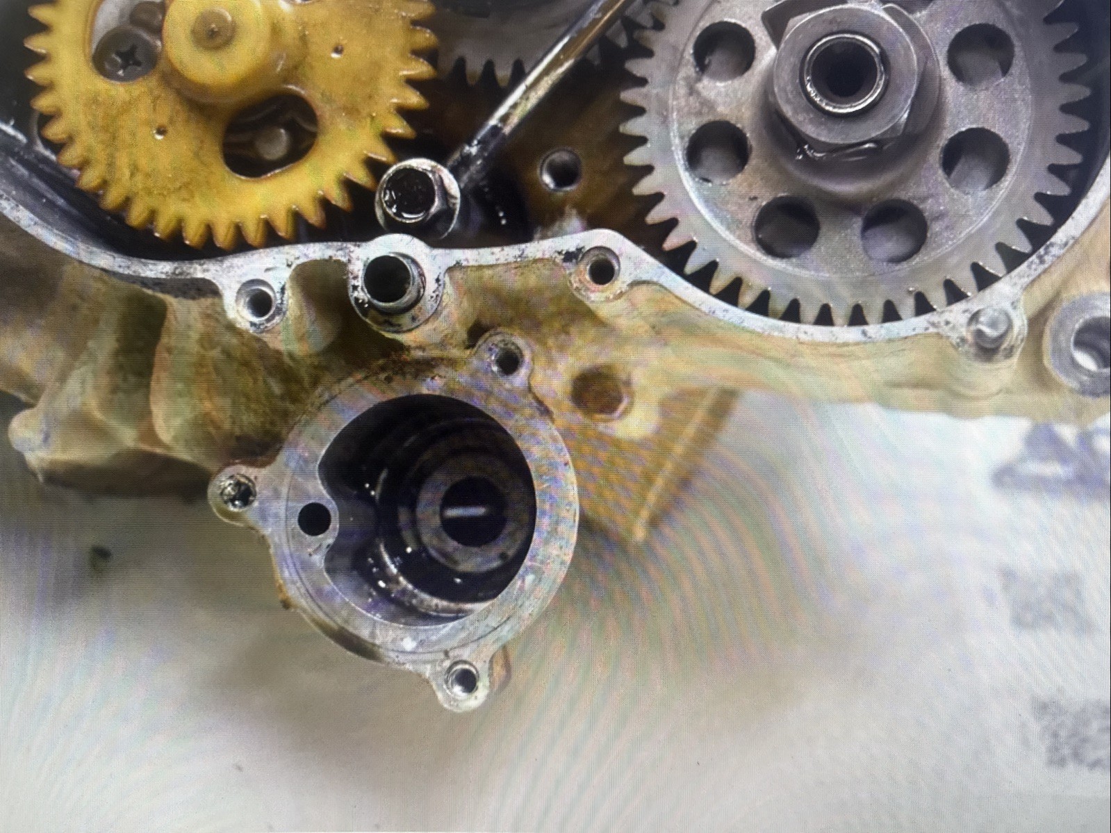 S1-4 Lower Engine Motor Crank Case 99 Yamaha Big Bear YFM 350 1999 ATV 2x4 Quad