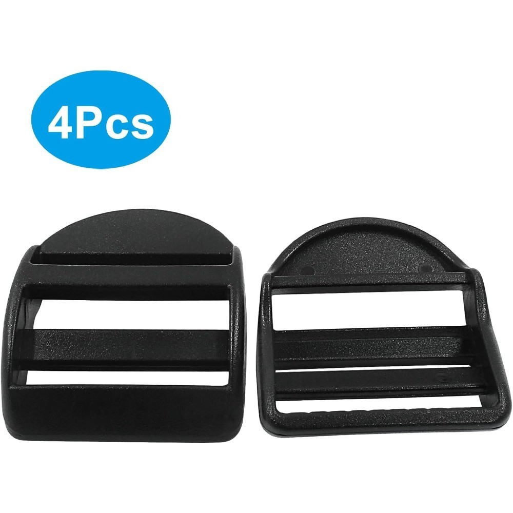 Plastic Ladder Lock Buckle Adjustable Replacement Slide for Backpack Straps