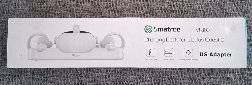 Smatree Charging Dock For Oculus 2 White VR100 New