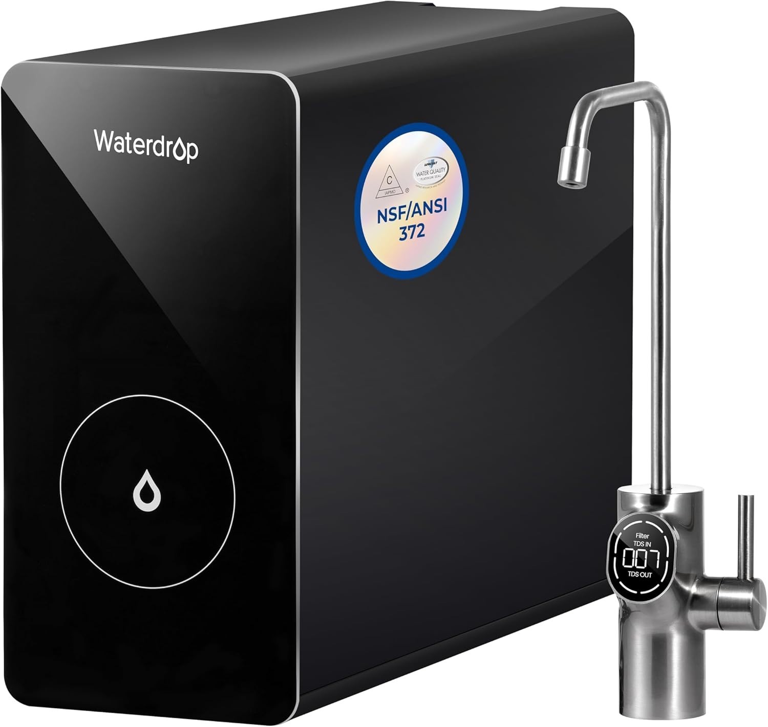 Waterdrop D6 Reverse Osmosis Water Filter, 600 GPD Under Sink Reverse Osmosis
