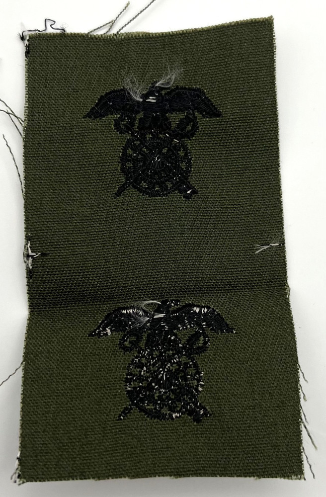 US Army Quartermaster Corps Subdued Branch Insignia Patch