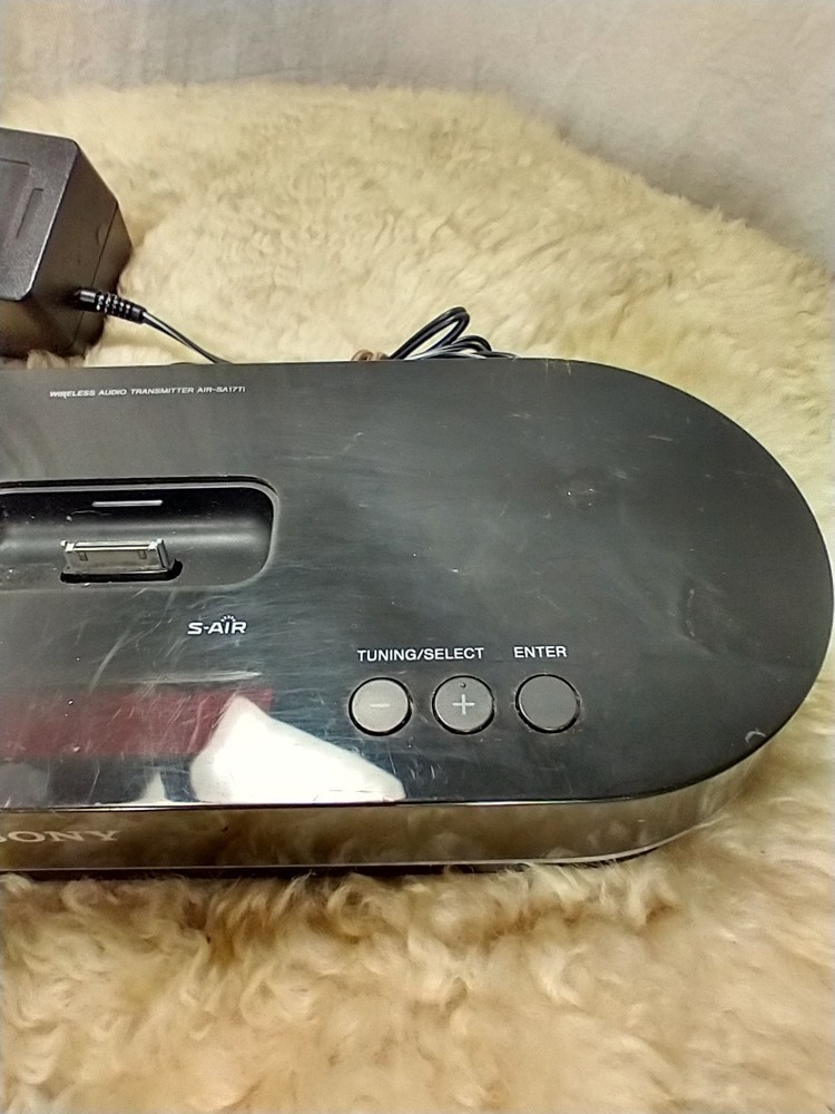 SONY DOCKING SPEAKER SYSTEM MODEL AIR-SA17Ti BLACK - GOOD CONDITION.