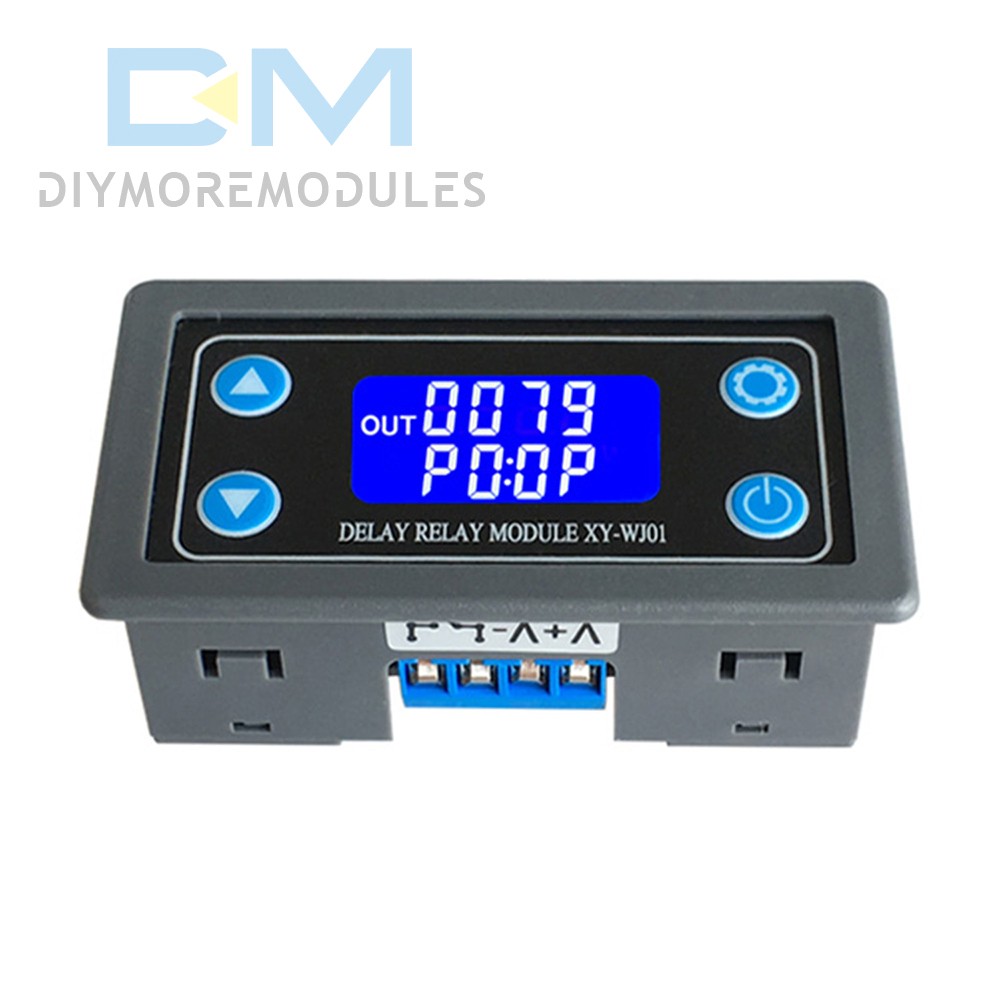 WJ01 Digital LCD Display Cycle Timing Circuit Switch 1CH Delay Relay Module