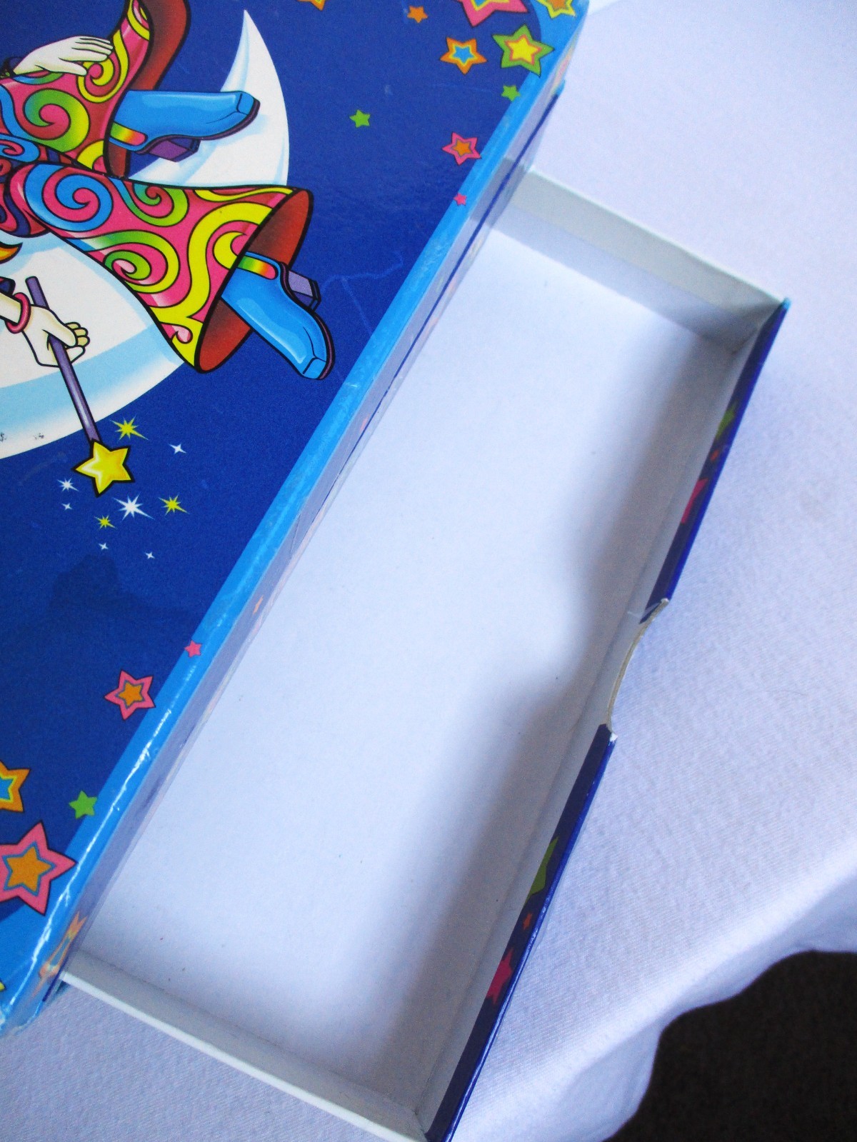 Lisa Frank Girls Keepsake Jewelry Stationery Box Organizer Hippie Moon Star Girl