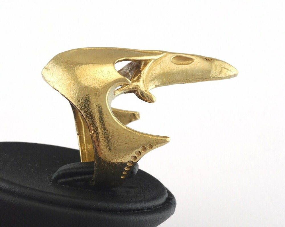 Eagle Ring Adjustable Raw Brass (21mm 11.5US inner size) 2890