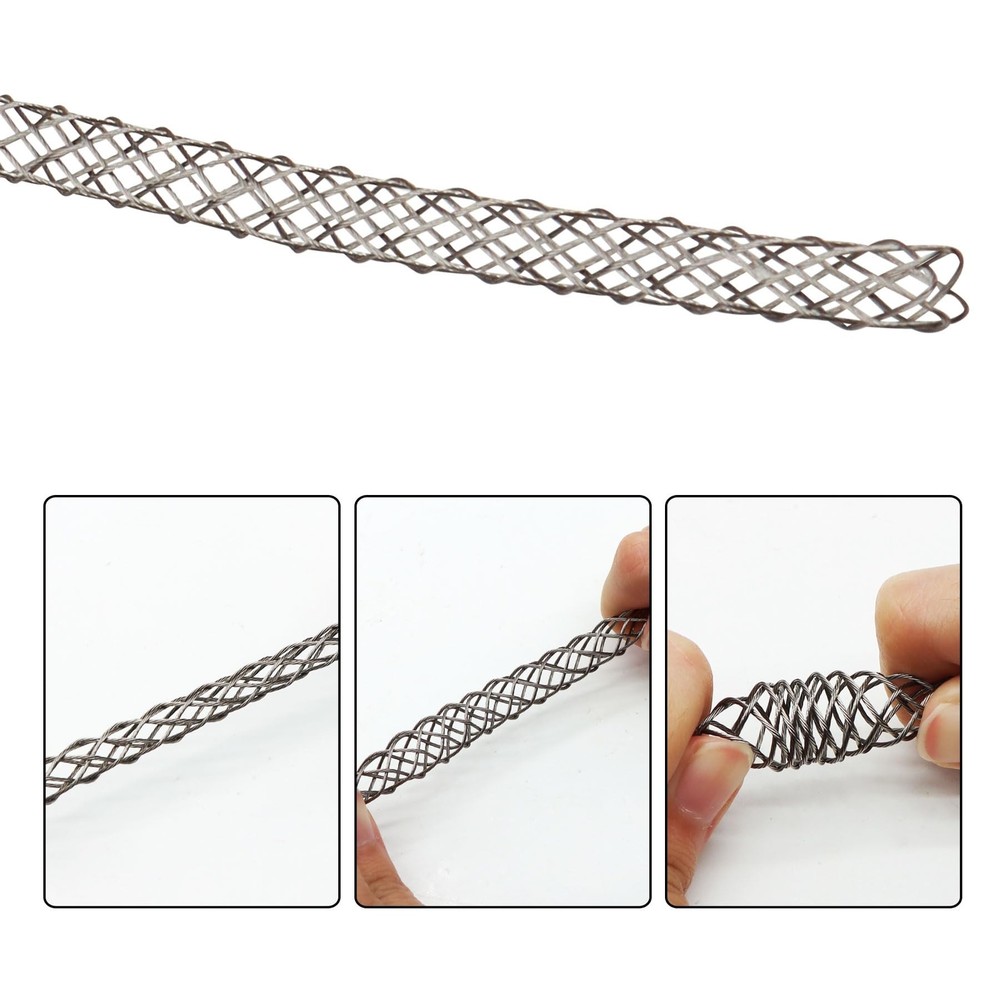1 Pack Cable Pulling Grip, Electrical Wire Puller Socks, Stainless Steel Mesh...