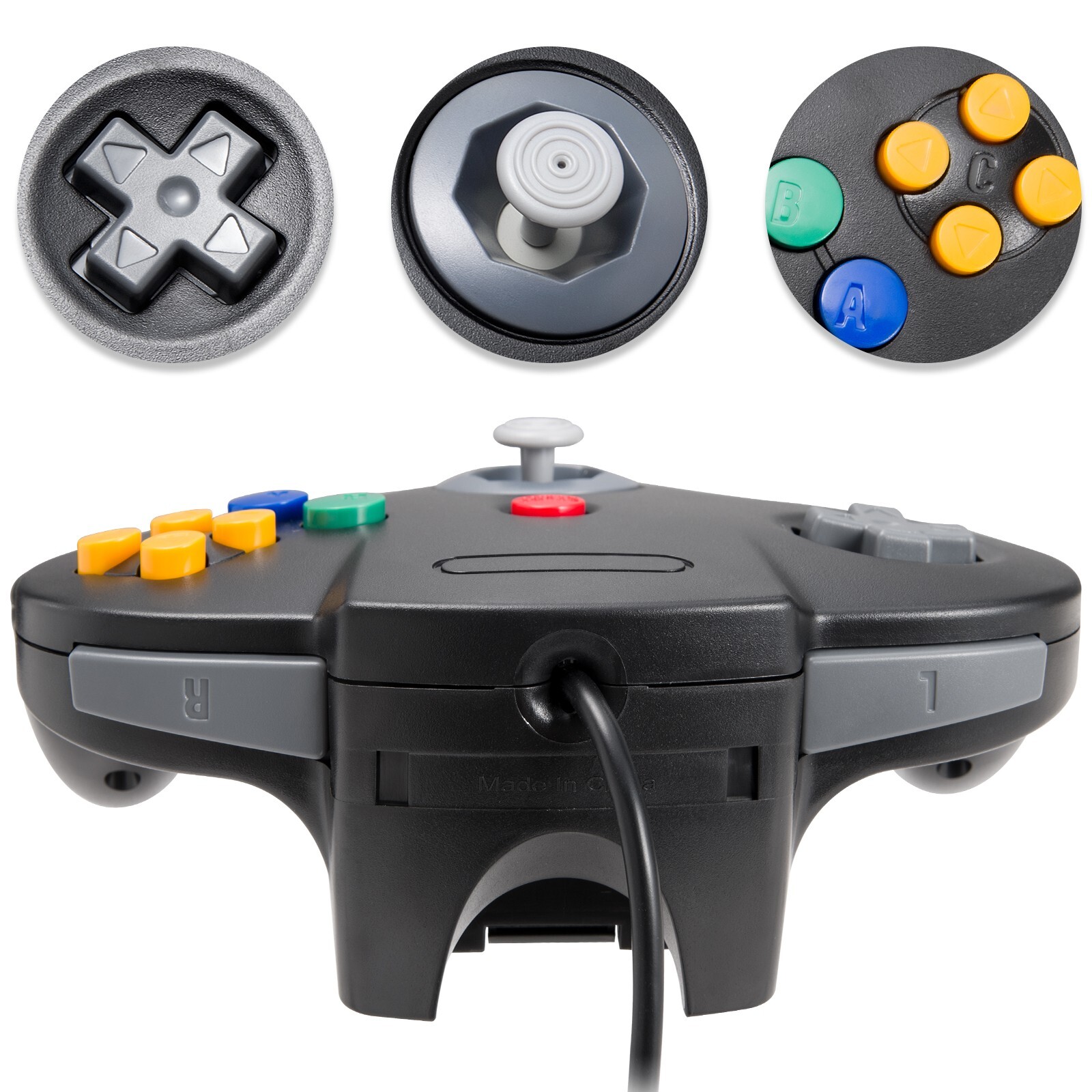 Classic Wired Controller Gamepad For Nintendo 64 N64 Joystick Video Game Console