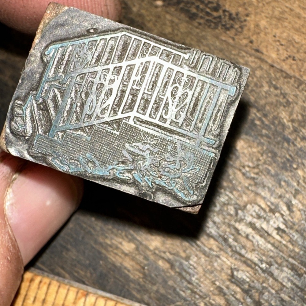 Print Block ( Side View of Stairs ) Nice Lines