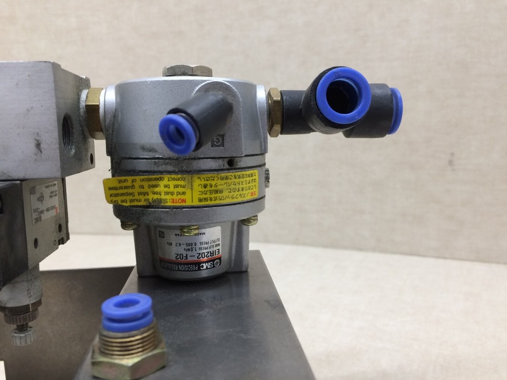 SMC Precision Regulator Assembly EIR202-F02 from a Giesecke Devirent Banknote