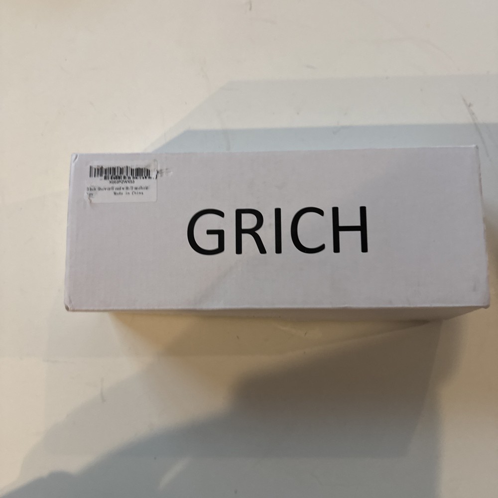 GRICH Handheld Shower Head with Wall Bracket Matte Black